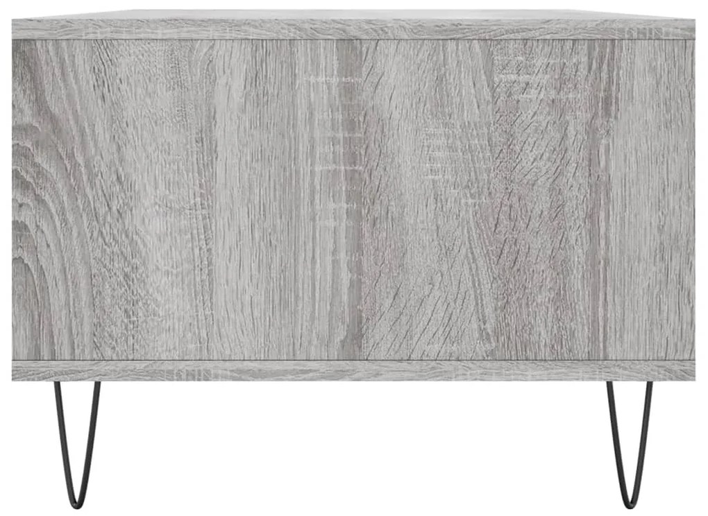 vidaXL Τραπεζάκι Σαλονιού Γκρι Sonoma 90x50x36,5εκ. Επεξεργασμένο Ξύλο