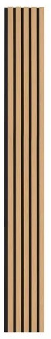 VEVOR Wood Slat Acoustic Panels 7.9 x 94.5 inch for Modern Wall Decor Light Oak