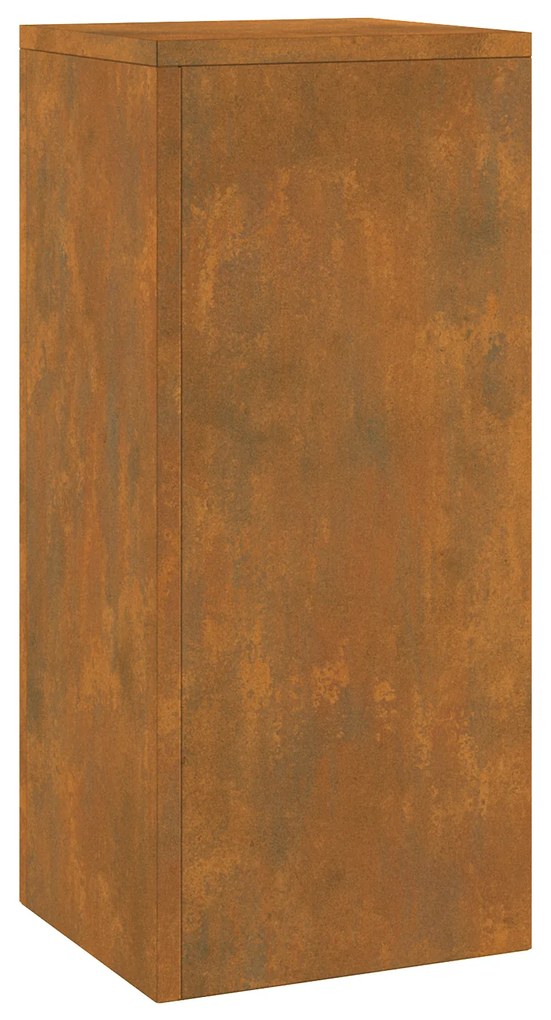 vidaXL Φυτείες  Pillar, 2 τεμάχια, 24x24x55 εκ. από ανθεκτικό ατσάλι