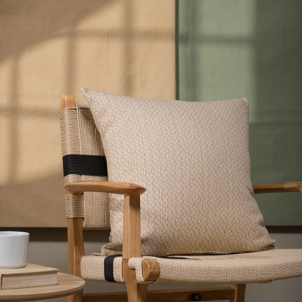 Μαξιλάρι Διακοσμητικό (Με Γέμιση) Pesaro 14 Yellow Teoran 50X50 Cotton-Polyester