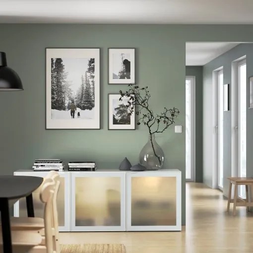 BESTÅ σύνθεση αποθήκευσης με πόρτες, 180x42x65 cm 394.888.20