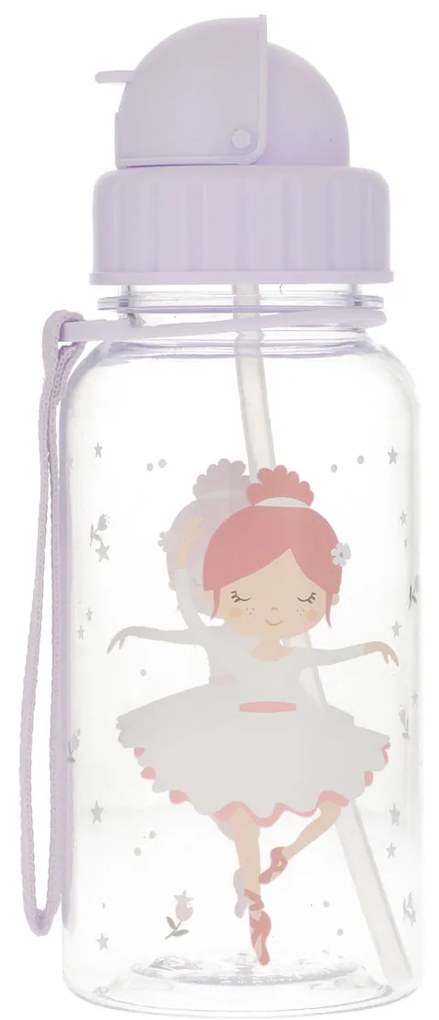 Παγούρι 500ml Με Καλαμάκι Tutete Ballet 61-79435