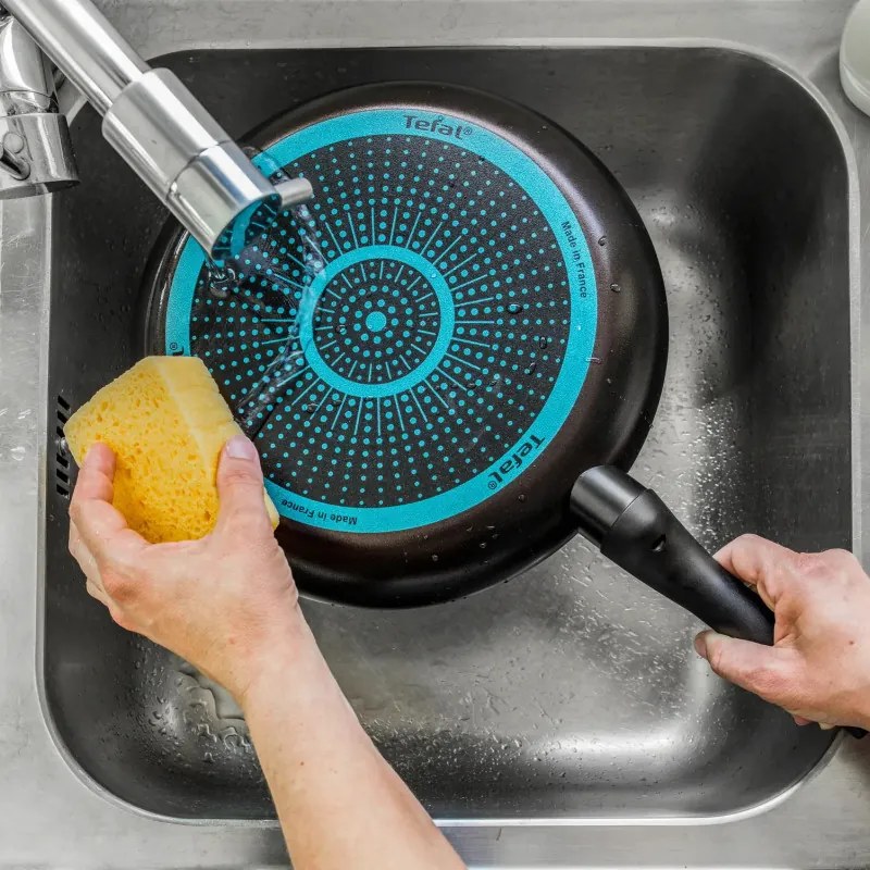 Tefal B5670653 FP28J GT SIMPLY CLEAN, 28 cm, DIFFUSION, Thermo-Signal, χωρίς PFOA, επαγωγή, Μαύρο