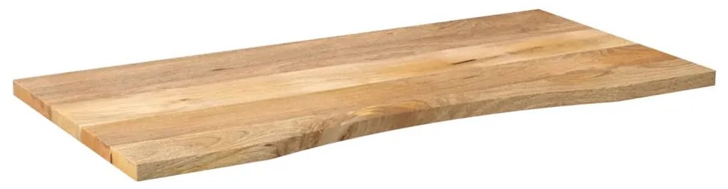 vidaXL Επιφάνεια Γραφείου Καμπύλη 140x50x2,5 εκ Μασίφ Ακατ. Μάνγκο