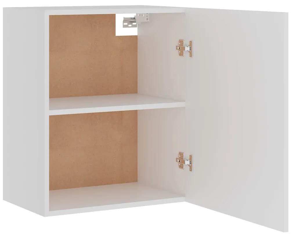 vidaXL Κρεμαστό Ντουλάπι "Lyon" Λευκό 50x31x60 εκ. από Τεχνητό Ξύλο