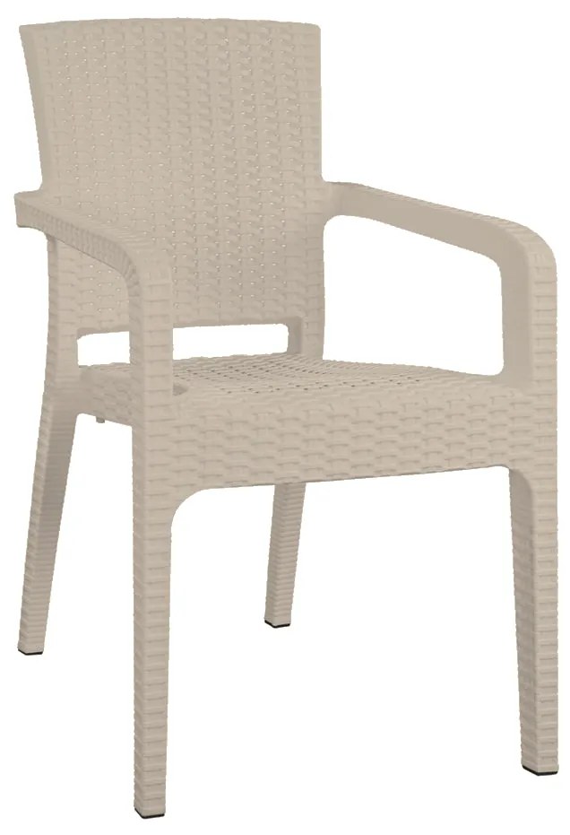 ΚΑΡΕΚΛΑ ΚΗΠΟΥ ARTELIBRE ΜΠΕΖ RATTAN 58X55X87CM