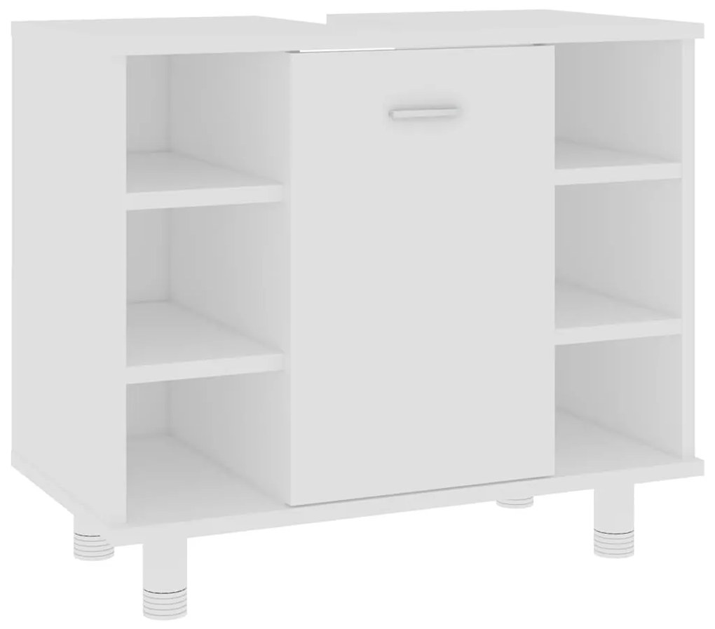vidaXL Ντουλάπι Νιπτήρα Λευκό 60 x 32 x 53,5 εκ. Επεξ. Ξύλο