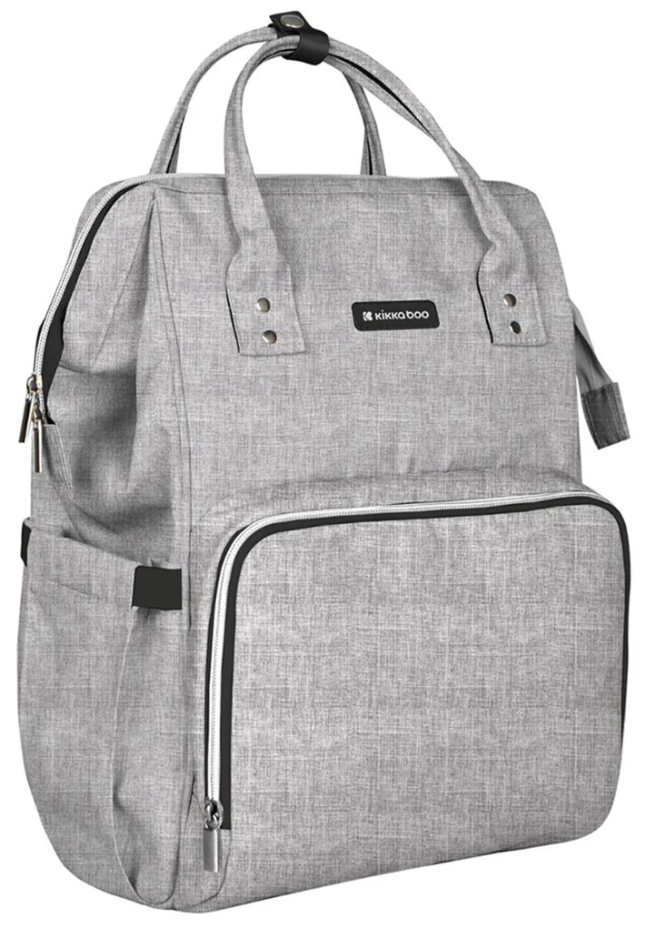 Τσάντα Αλλαξιέρα Backpack (21x27x42 ) Kikka Boo Siena Light Grey 2023