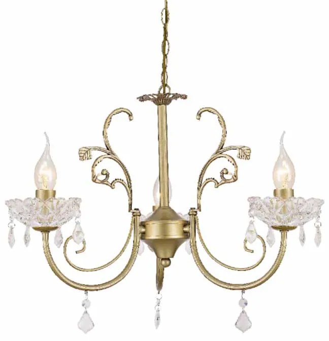 Πολυέλαιος Οροφής Aca Faberge DLA12153P Green Gold