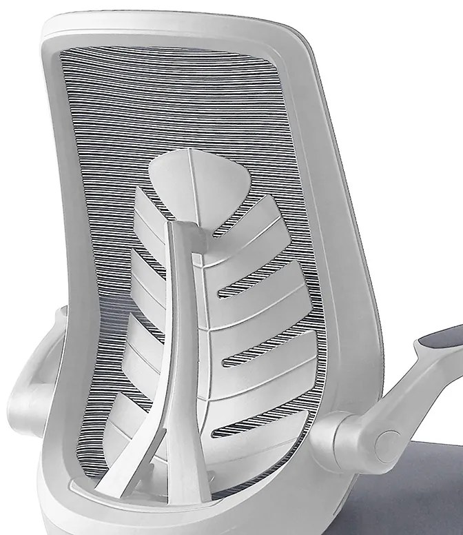 Καρέκλα γραφείου εγρασίας Enrich pakoworld ύφασμα mesh γκρι