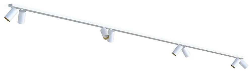 Φωτιστικό Οροφής - Σποτ Mono 7696 8xGU10 10W 2X200 White-Gold Nowodvorski Metal, Plastic