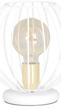 Επιτραπέζιο Φωτιστικό 1xE27 Ατσάλι ALBIO Made in Poland Emibig-145/LN1-Λευκό 145/LN1