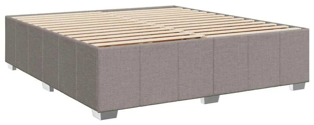 ΚΡΕΒΑΤΙ BOXSPRING ΜΕ ΣΤΡΩΜΑ TAUPE 200X200 ΕΚ. ΥΦΑΣΜΑΤΙΝΟ 3289472