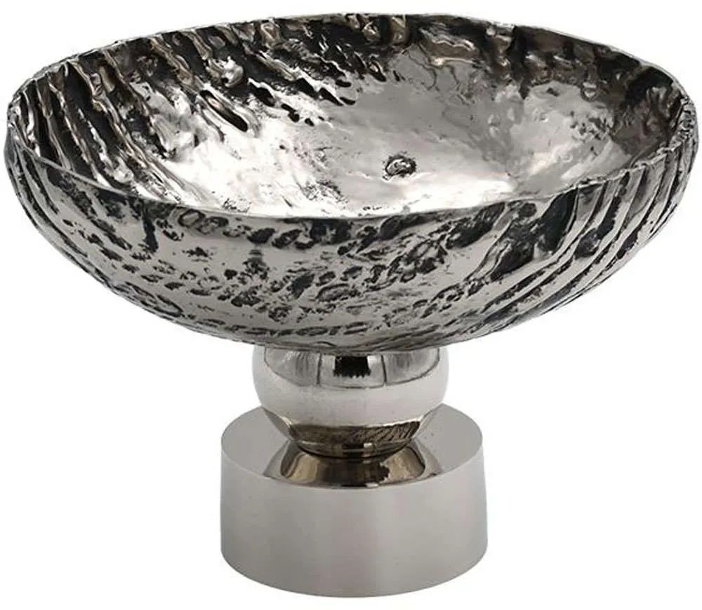 Διακοσμητικό Μπωλ 941-124-013 25x20cm Silver Metal