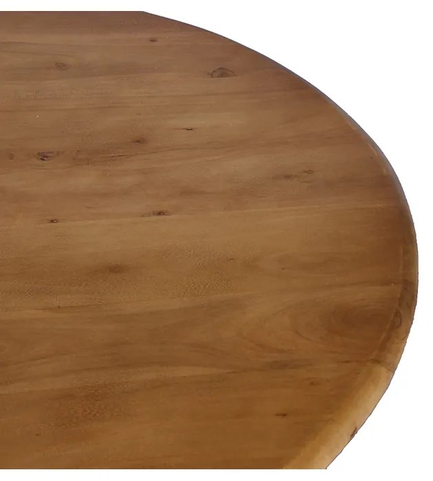 SAVOA COFFEE TABLE ΦΥΣΙΚΟ 80x80xH45cm