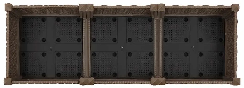 vidaXL Ζαρντινιέρα 120 x 40 x 71 εκ. από Πολυπροπυλένιο