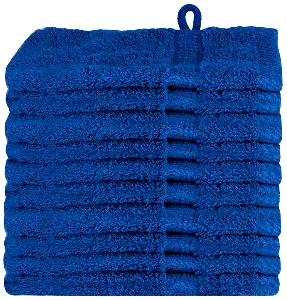 vidaXL Πετσέτες 10 pcs Μπλε 15 x 21 cm Βαμβάκι