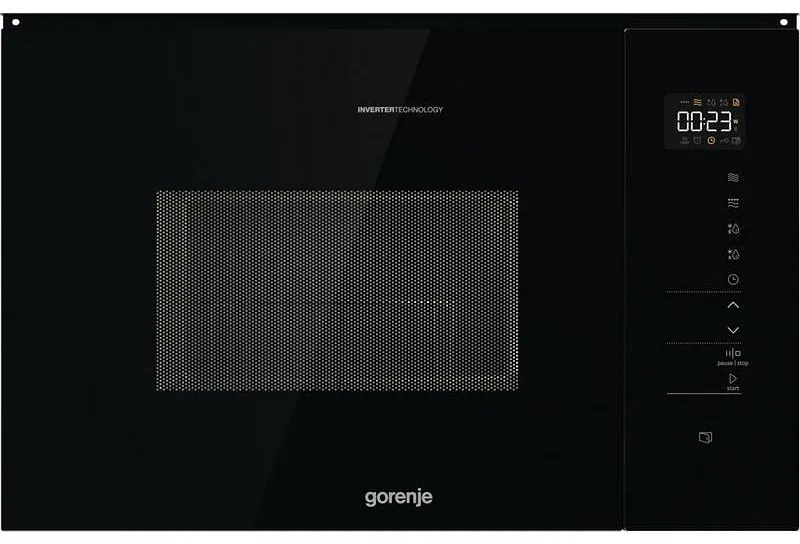 Gorenje BMI251SG3BG Εντοιχιζόμενος Φούρνος Μικροκυμάτων με Grill 25lt, Μαύρος