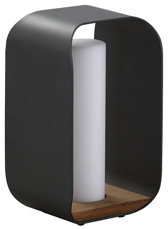 Φωτιστικό Επιτραπέζιο Led Onda 01-00-2148 25x25x45,5 Anthracite Higold