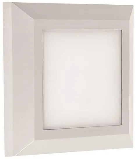 Απλίκα φωτιστικό τοίχου SLIM LED 3W IP65 230V 125X125MM στεγανή Ferrara-145-52004-Λευκό 145-52004