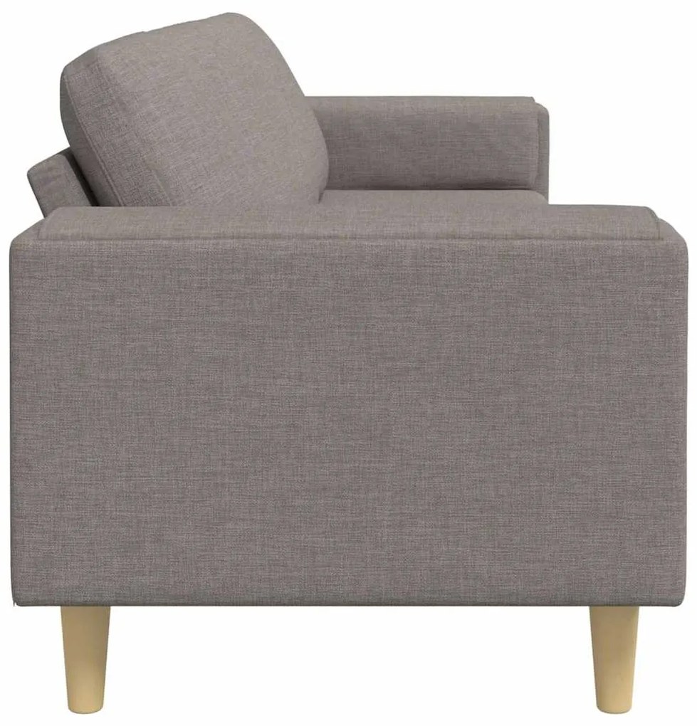 vidaXL Σετ Καναπέ Taupe ύφασμα