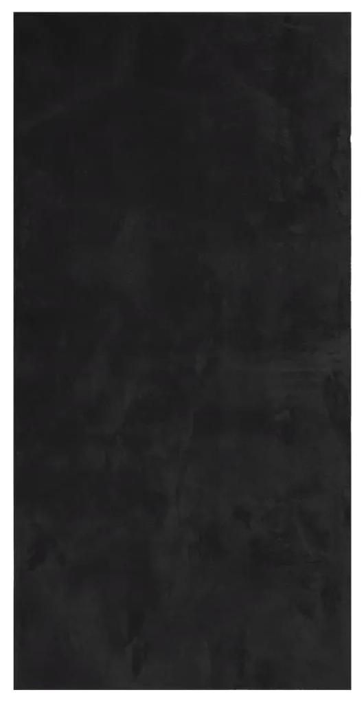vidaXL Χαλί HUARTE με Κοντό Πέλος Μαλακό/ Πλενόμενο Μαύρο 100x200 εκ.