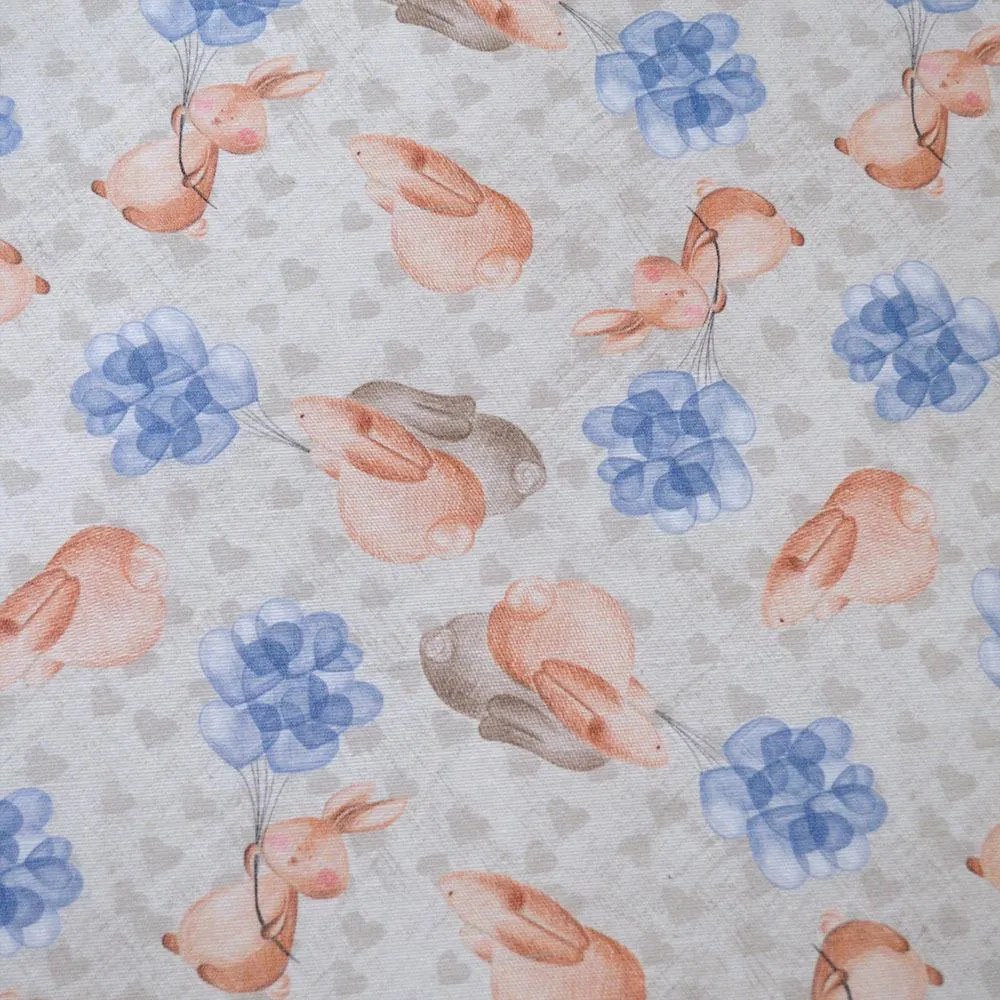 LINO ΠΑΝΤΑ LITTLE BUNNY-L C-801 GREY 65+65+65X40