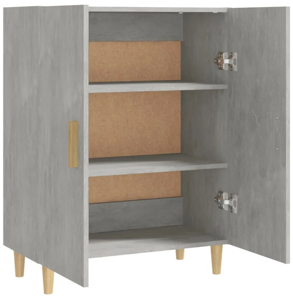 vidaXL Ντουλάπι Γκρι Σκυροδέματος 70 x 34 x 90 εκ. Επεξεργασμένο Ξύλο