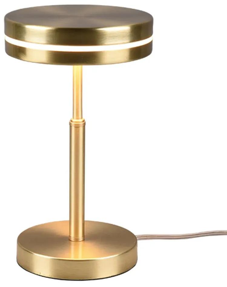 Φωτιστικό Επιτραπέζιο Franklin 526510108 6W Led Φ14cm 25cm Brass Mat Trio Lighting Μέταλλο