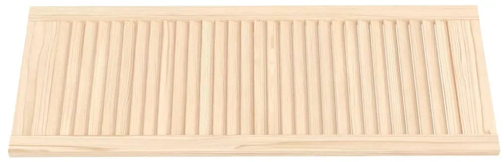 vidaXL Πορτάκι με Περσίδες 99,3x39,4 εκ. από Μασίφ Ξύλο Πεύκου