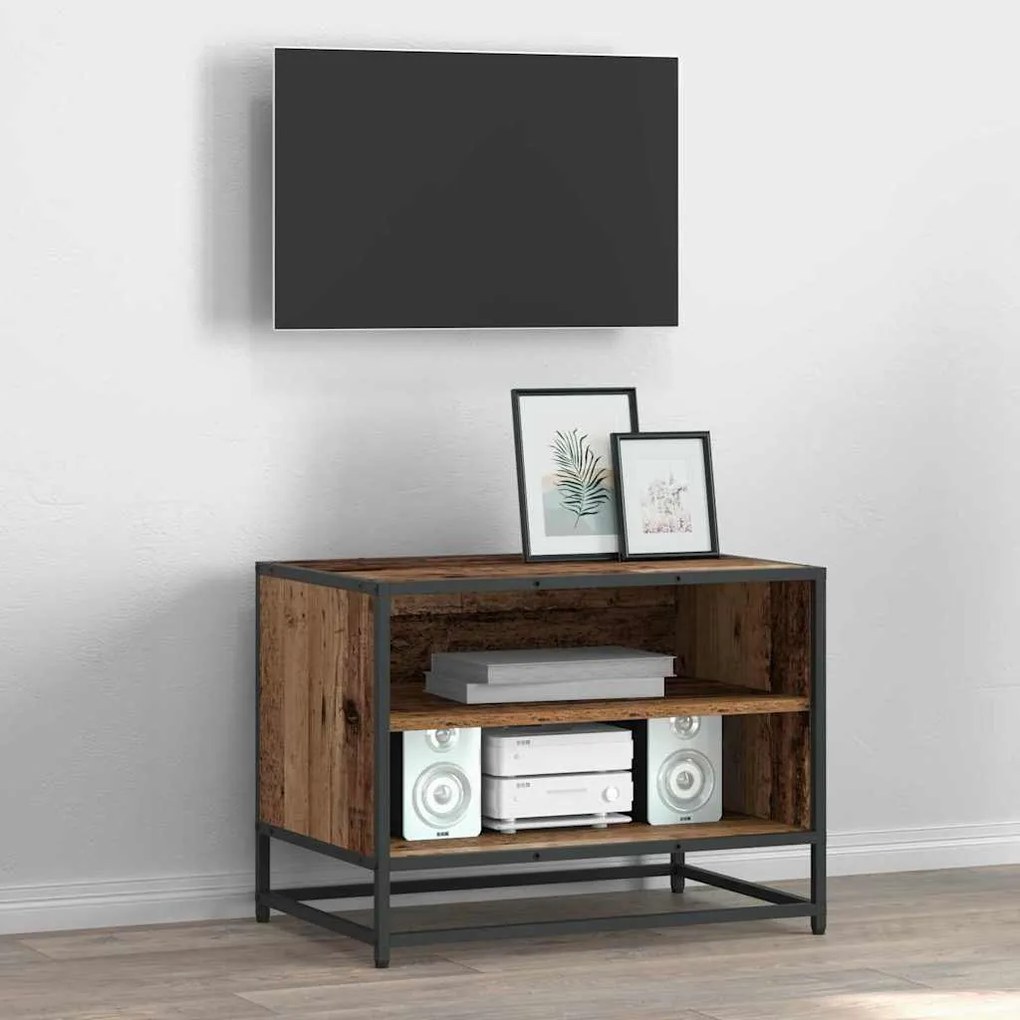 vidaXL Ντουλάπι TV Παλαιό ξύλο 61 x 40 x 46 εκ Επεξεργασμένο ξύλο