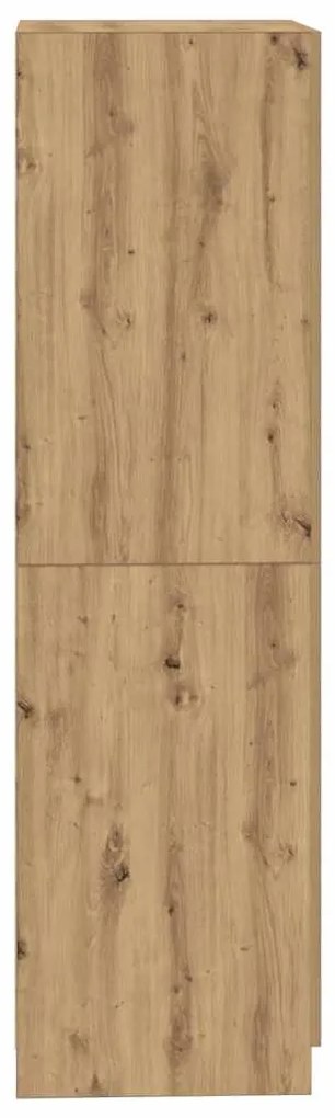 vidaXL Ντουλάπα Τεχνίτης Δρυς 90x52x200 εκ Επεξεργασμένο Ξύλο