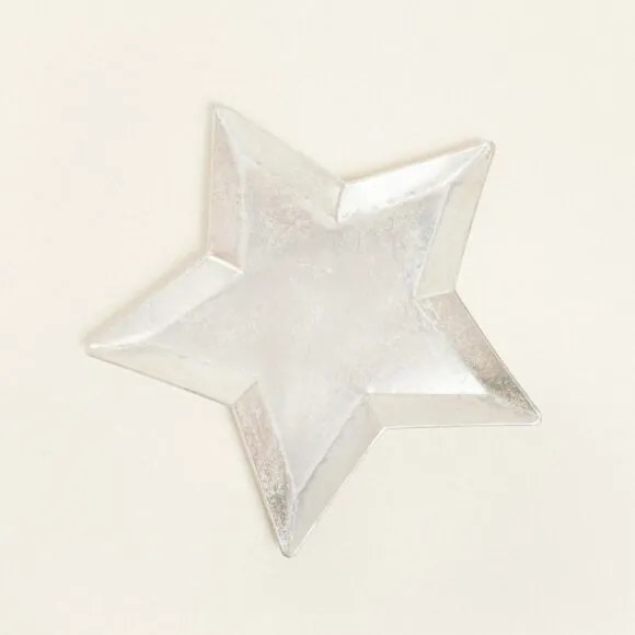 Beauty Home ΜΕΤΑΛΛΙΚΟΣ ΔΙΣΚΟΣ ΑΣΤΕΡΙ ΑΣΗΜΙ 47 x 49 x 2,5 CM