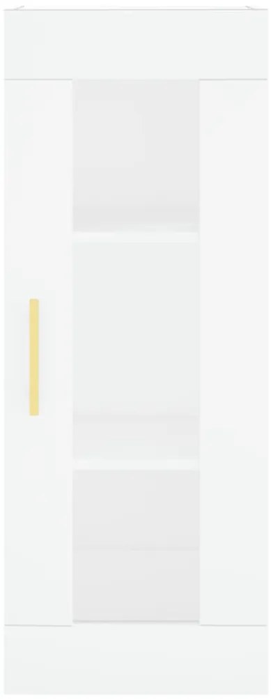 vidaXL Ντουλάπι Λευκό 34,5 x 34 x 180 εκ. από Επεξεργασμένο Ξύλο