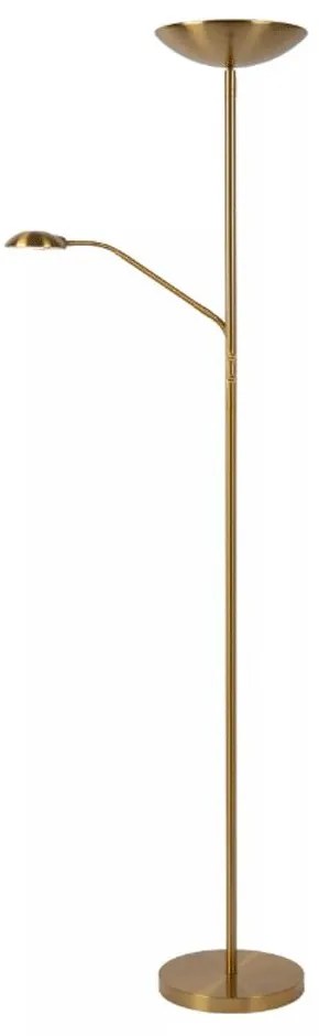 Φωτιστικό Δαπέδου Zenith 19791/24/02 25,4x180cm 20W 2xLED 3000K Dimmable Gold Lucide