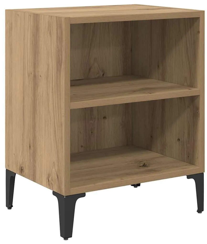 vidaXL Κομοδίνο 2 pcs artisan δρυς 40 x 30 x 50 cm Επεξεργασμένο ξύλο