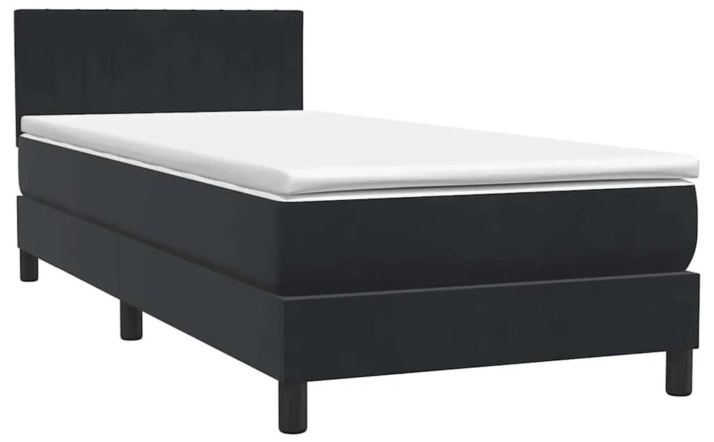 ΚΡΕΒΑΤΙ BOXSPRING ΜΕ ΣΤΡΩΜΑ ΜΑΥΡΟ 80X220 ΕΚ. ΒΕΛΟΥΔΙΝΟ 3316427