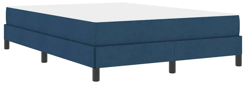 vidaXL Κρεβάτι με ελατήρια Άλλο Μπλε 140 x 200 cm ύφασμα