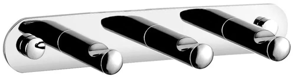 Άγκιστρο Μπάνιου Τριπλό Grace AC35 Chrome Ferro Brass