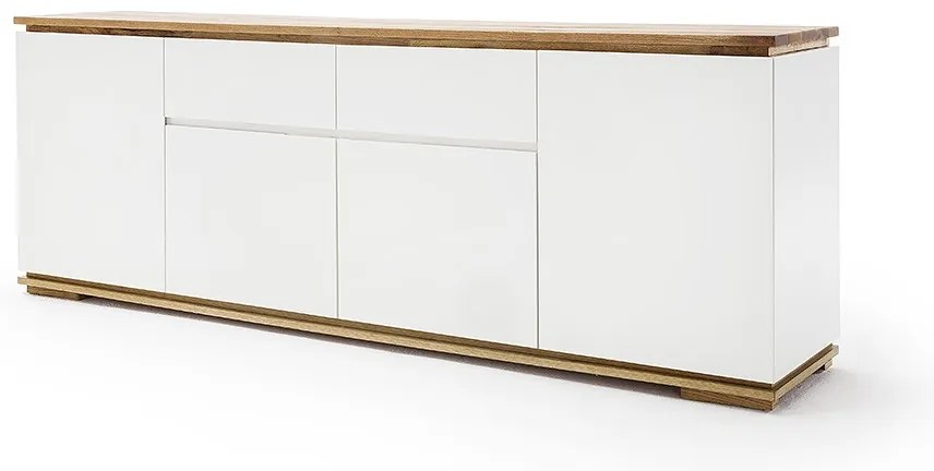 Μπουφές Μαύρη Λάκα 182x81x40