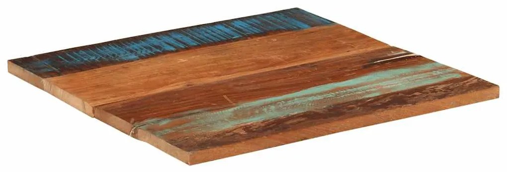 vidaXL Επιφάνεια Τραπεζιού Τετρ. 70x70 εκ. 25-27 χιλ. Μασίφ Ανακ. Ξύλο