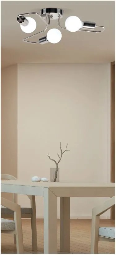Φωτιστικό Οροφής - Πλαφονιέρα KQ 2626/3 SHEVY CEILING LAMP Δ3 - 77-8087 - 51W - 100W - 77-8087