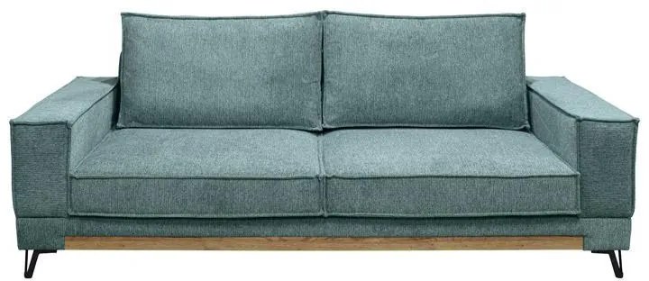 Τριθέσιος Καναπές Loftio Fylliana Mint χρώμα 220x95x89εκ 220x95x89 εκ.