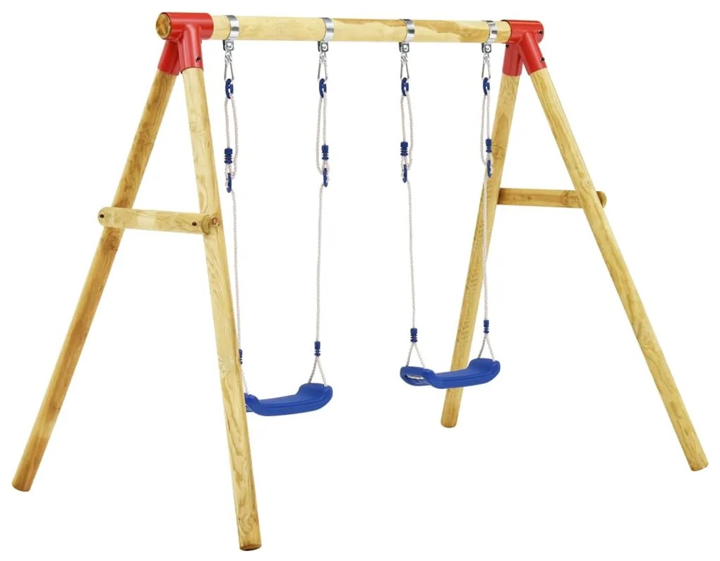 vidaXL Σετ Κούνιας Παιδικό 230 x 130 x 166 εκ. από Ξύλο Πεύκου