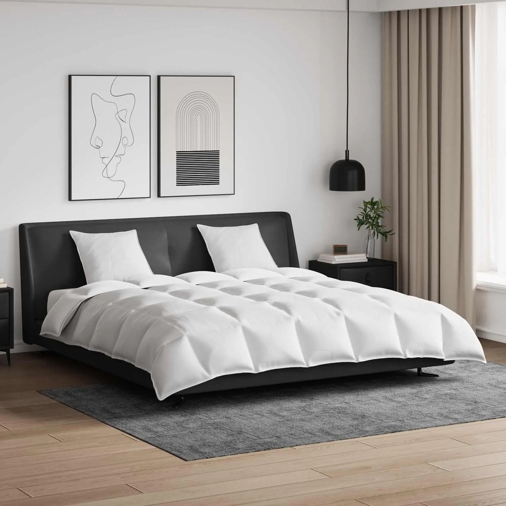 Σετ Παπλωμάτων με μαξιλάρι 3 pcs Λευκό Φτέρος