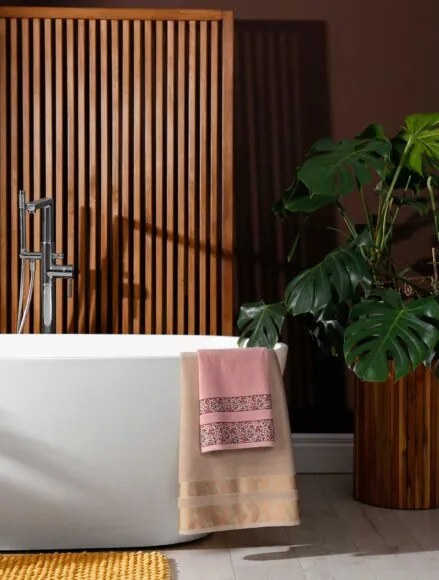Πετσέτα BLOOM BEIGE πετσέτα-μπάνιου-80-x-150-εκ