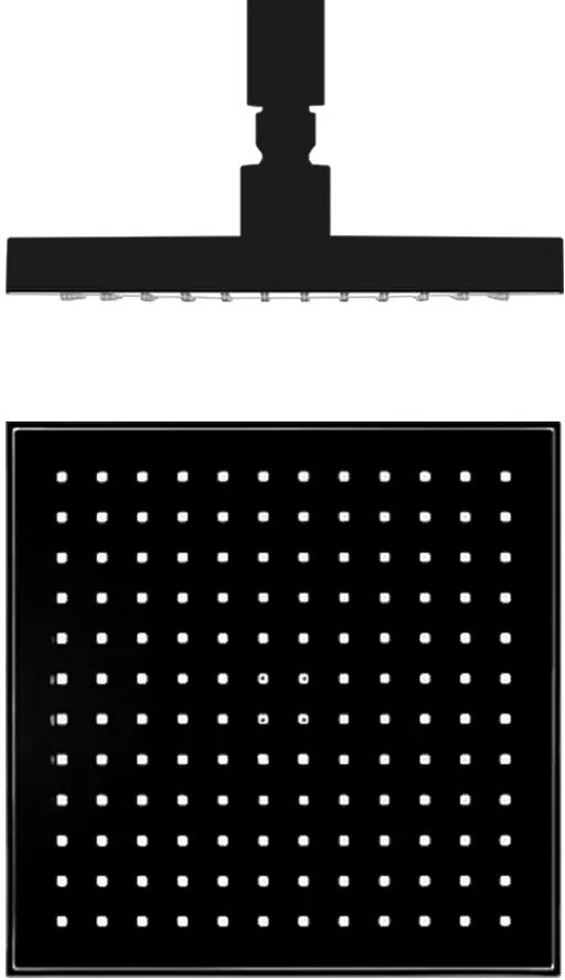Κεφαλή ντουζ Emotion τετράγωνη-20 x 20 x 1.3 εκ.-Mauro