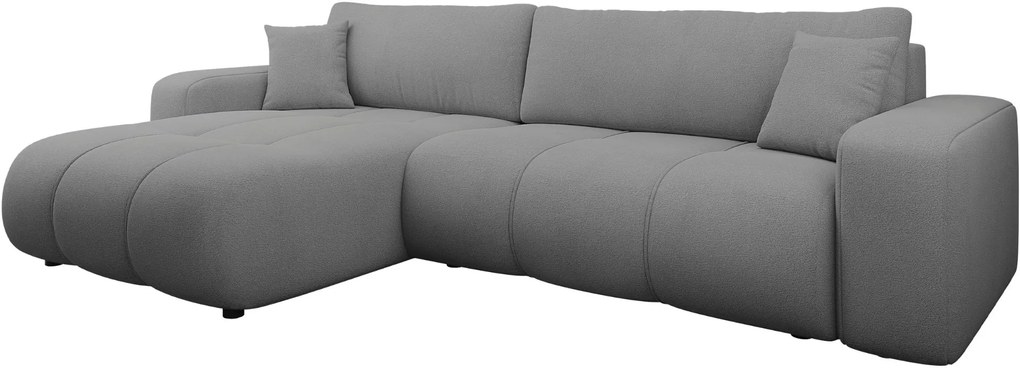 Γωνιακός καναπές Furyn L Maxi-Gkri Skouro - 274.00Χ145.00Χ72.00cm