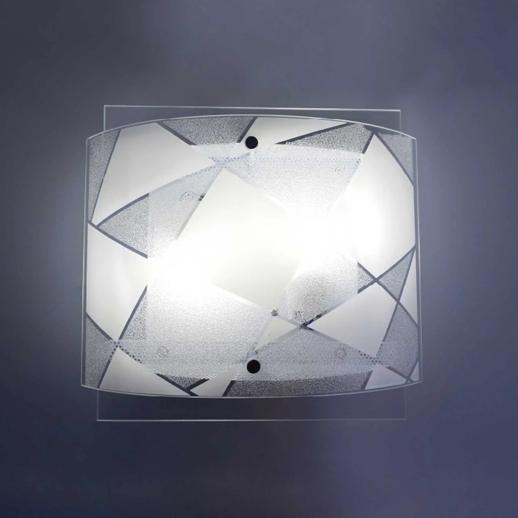 Φωτιστικό Τοίχου Wall &amp; Ceiling Luminaires DLA977CL White Metal, Glass
