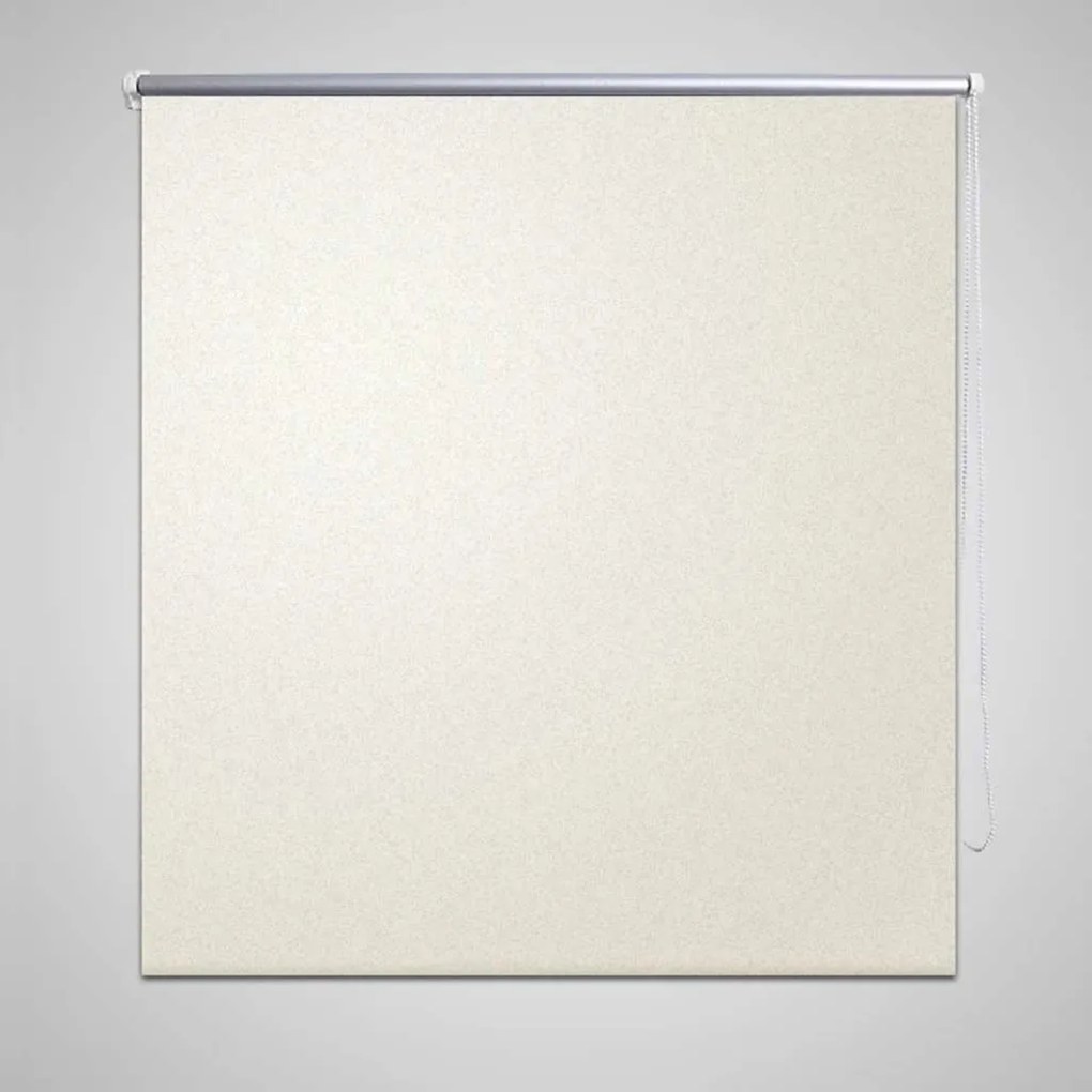 vidaXL Στόρι Συσκότισης Ρόλερ Υπόλευκο 120 x 230 εκ.